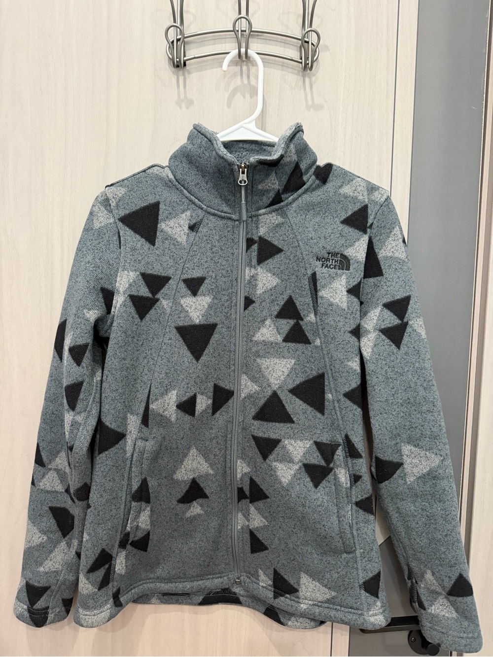 The North Face Women’s Gray Triangle Fleece Jacket